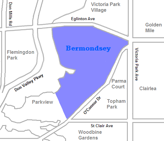 Bermondsey_map_new_Toronto_ElCheapoMovers_Moving_Company