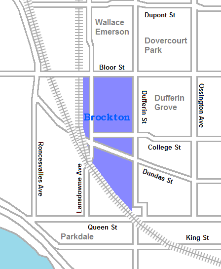 Brockton_map_Toronto_ElCheapoMovers-Moving