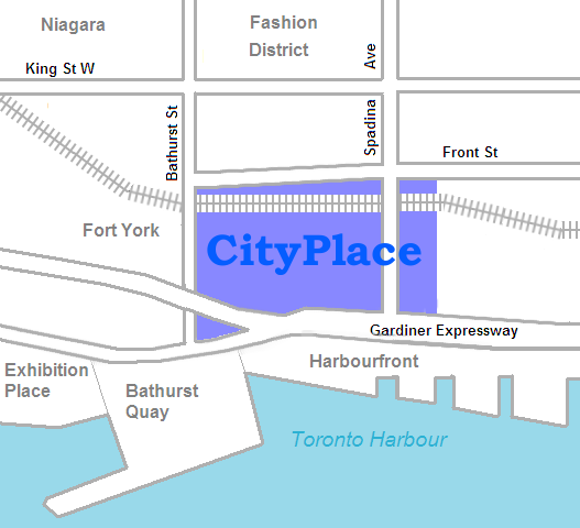 CityPlace_map_Toronto_ElCheapoMovers