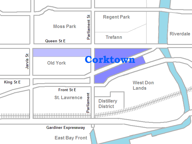Corktown_map_ElCheapoMovers_Toronto