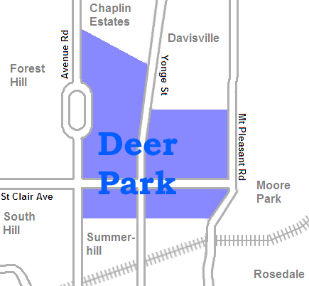 Deer_Park_map_Toronto_ElCheapoMovers