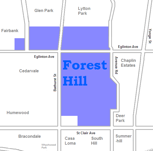 Forest_Hill_map_Toronto_ElCheapoMovers