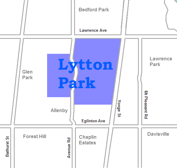 Lytton_Park_map_Toronto_ElCheapoMovers