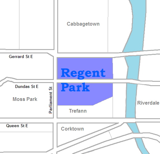 Regent_Park_map_Toronto_ElCheapoMovers