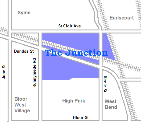 The_Junction_map_Toronto_ElCheapoMovers_Moving