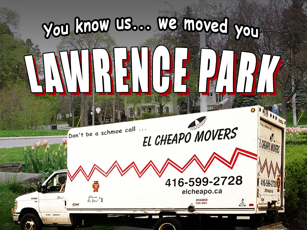 LawrencePark_ElCheapoMovers_Toronto_Moving