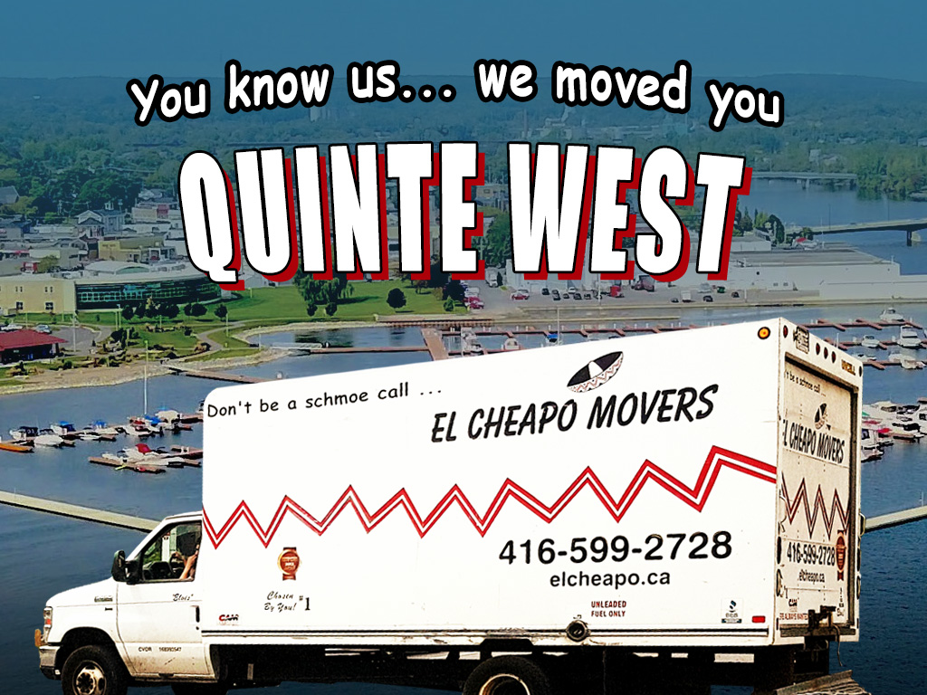 QuinteWest_Ontario_ElCheapoMovers_Moving