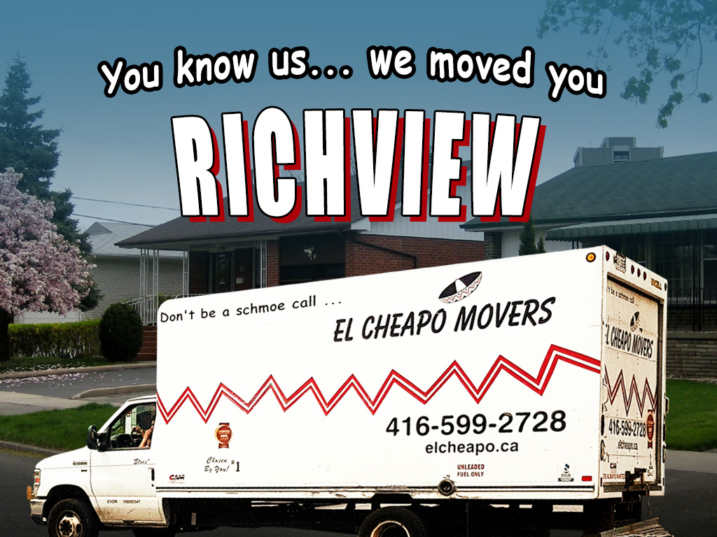 Richview_Toronto_Ontario_ElCheapoMovers_Moving